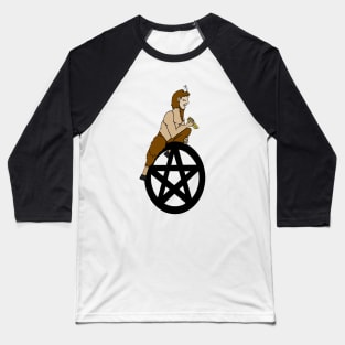 Pan on a Pentacle Baseball T-Shirt